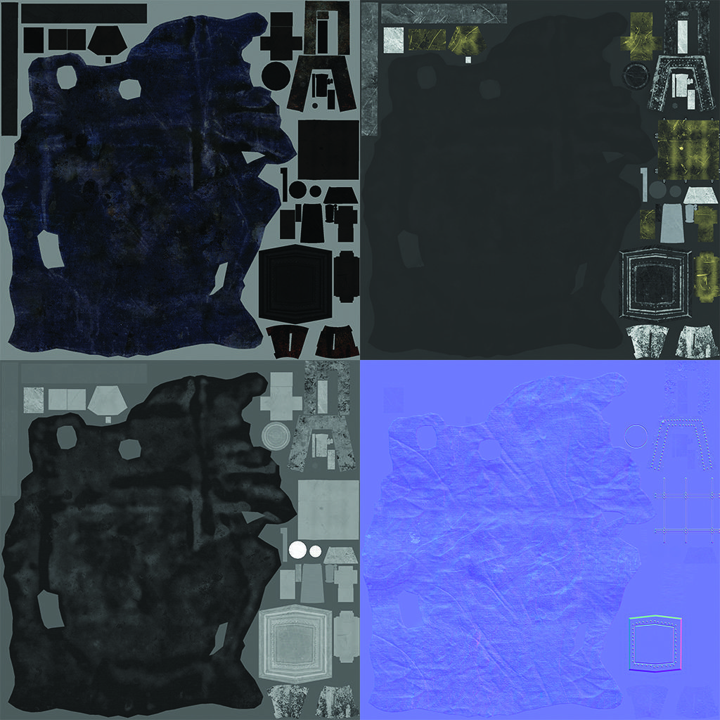 Apocalyptic armored vehicle game ready Low-poly 3D model_22