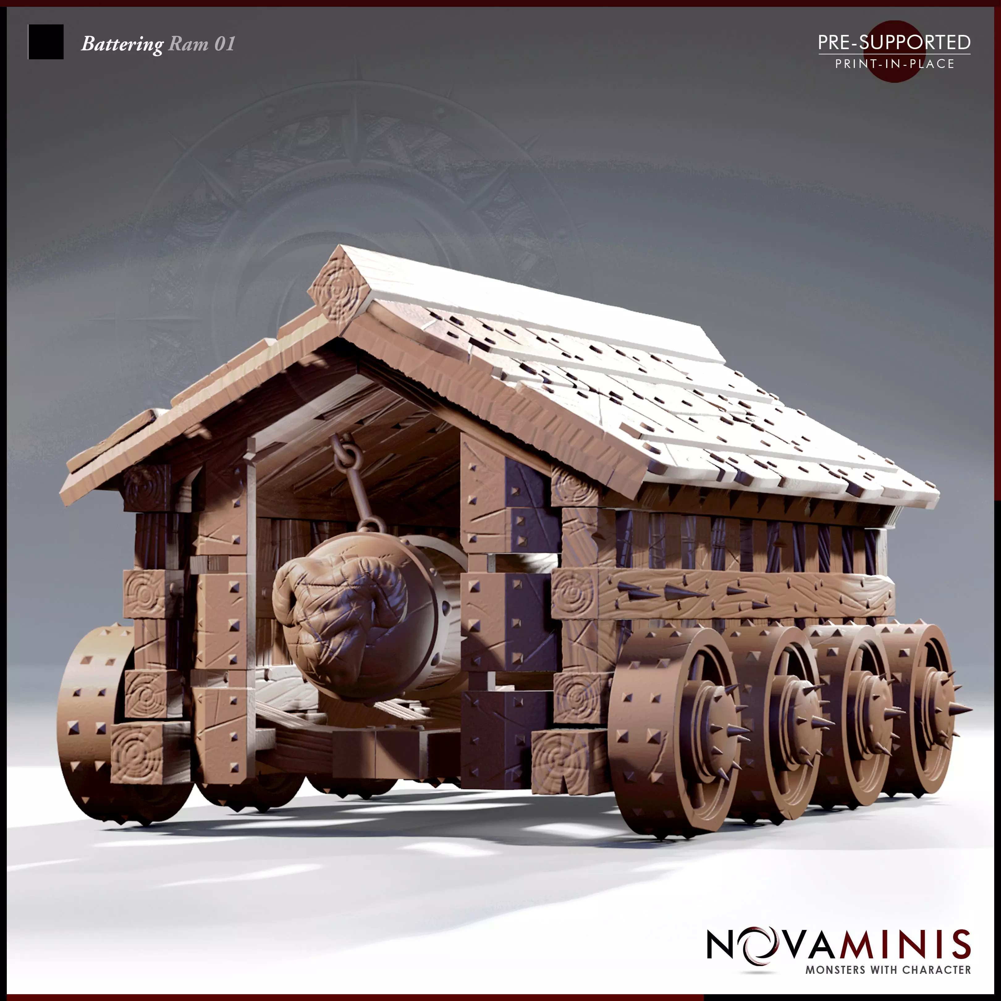 Battering Ram 01 3D print model_0