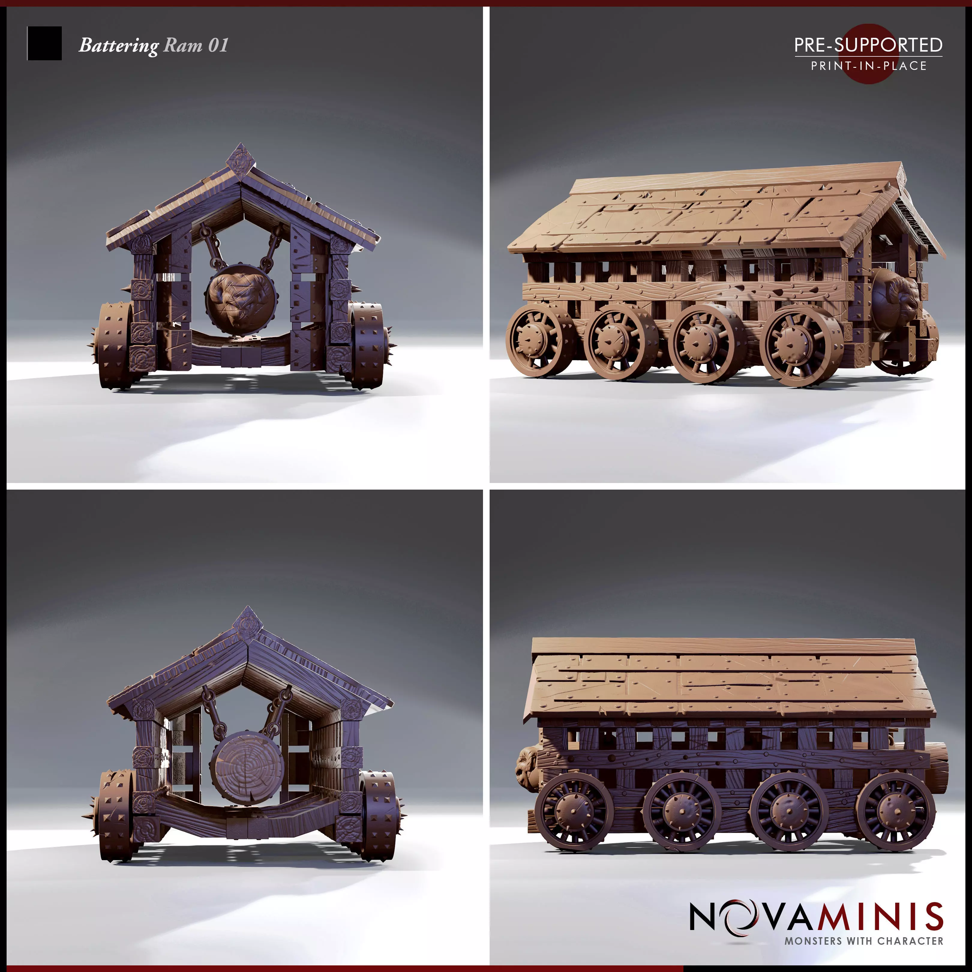 Battering Ram 01 3D print model_1