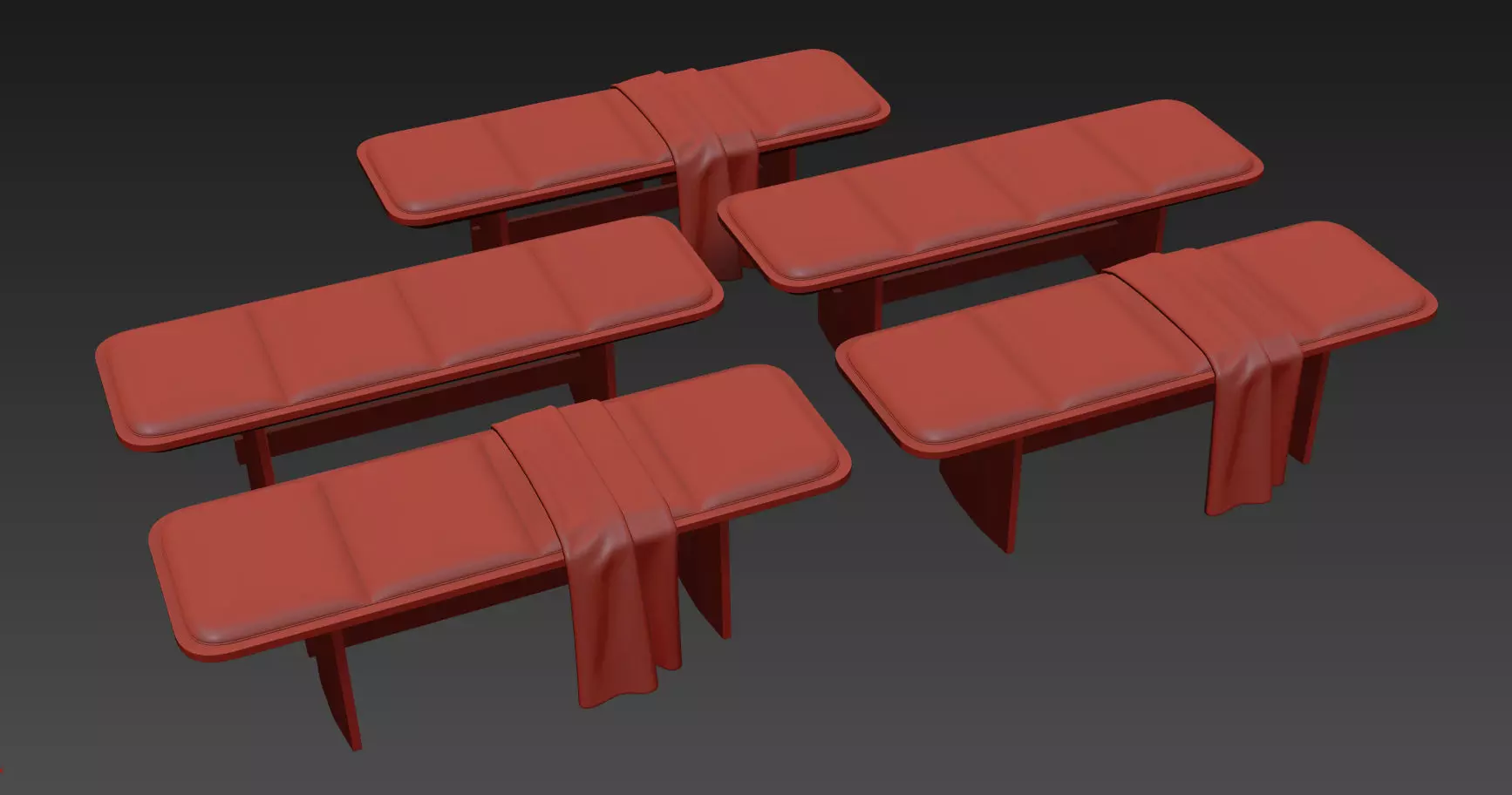 Albert Bench By Laskasas 3D model_13