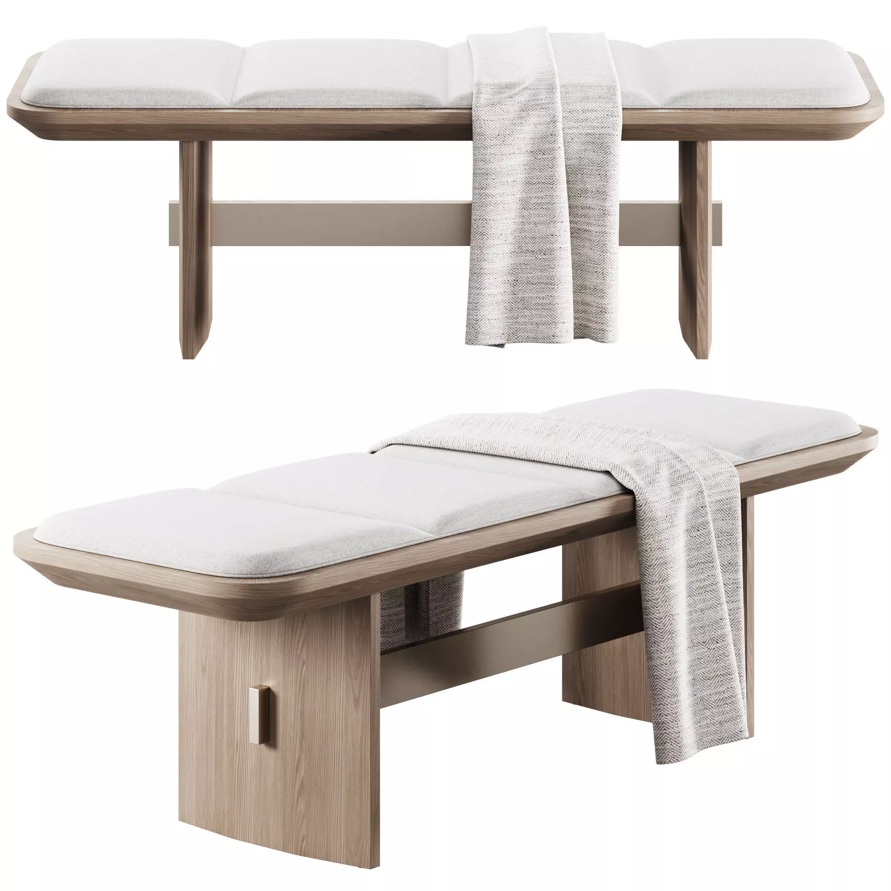 Albert Bench By Laskasas 3D model_2