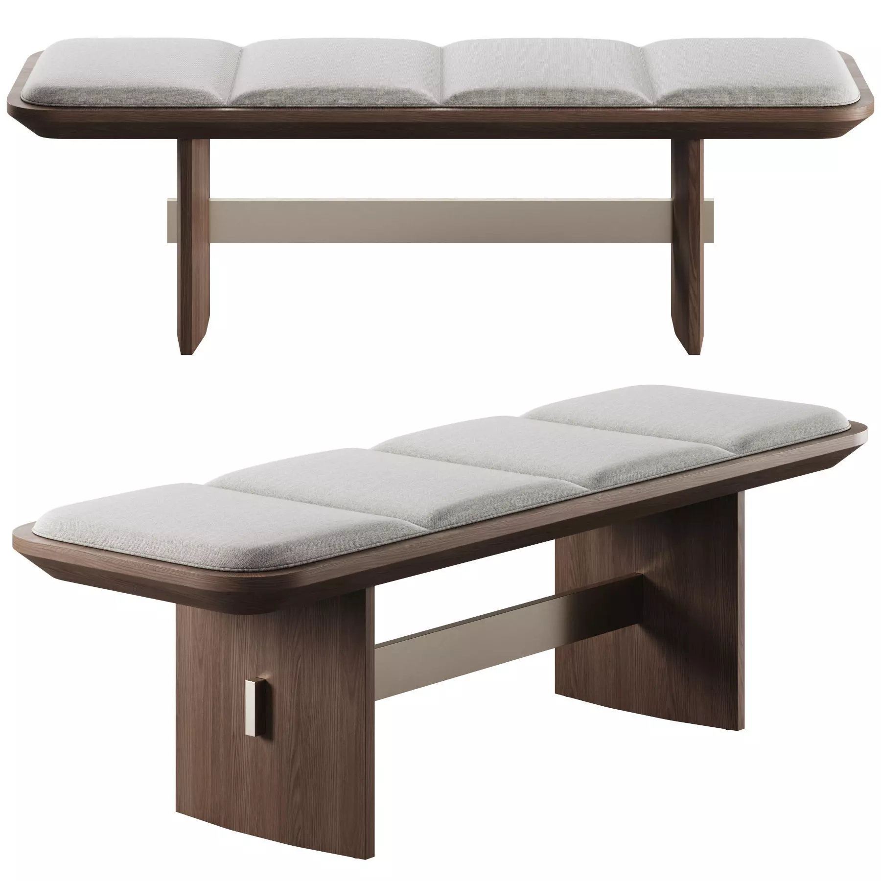 Albert Bench By Laskasas 3D model_3