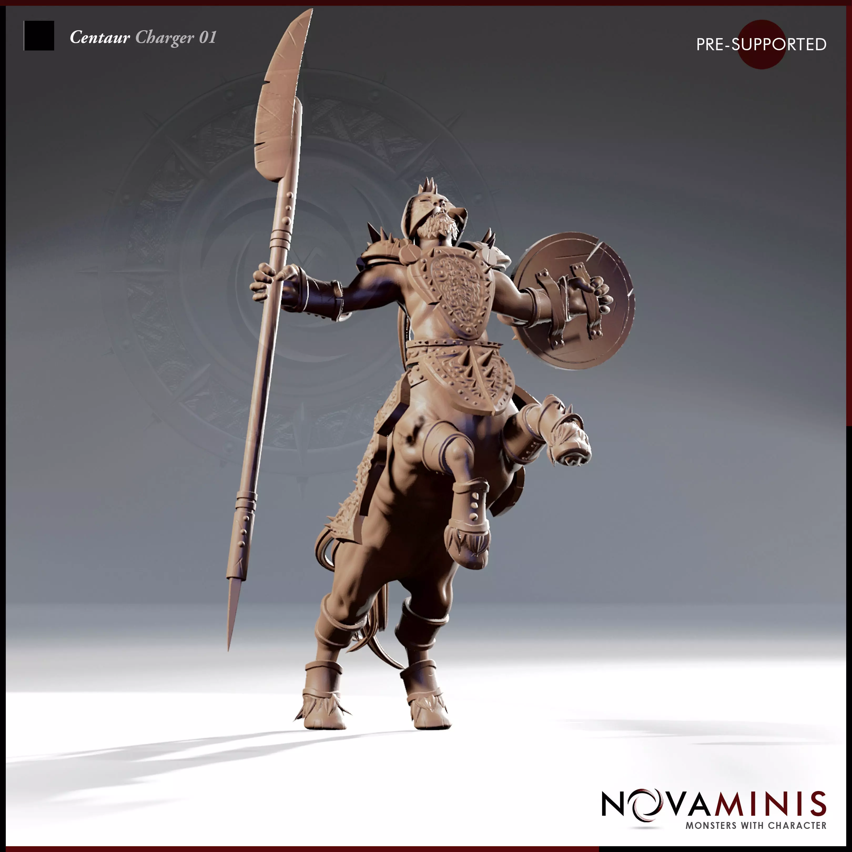 Centaur Charger 01 3D print model_0