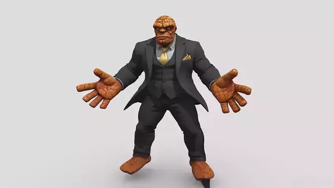 The Thing from Fantastic Four 3D Model