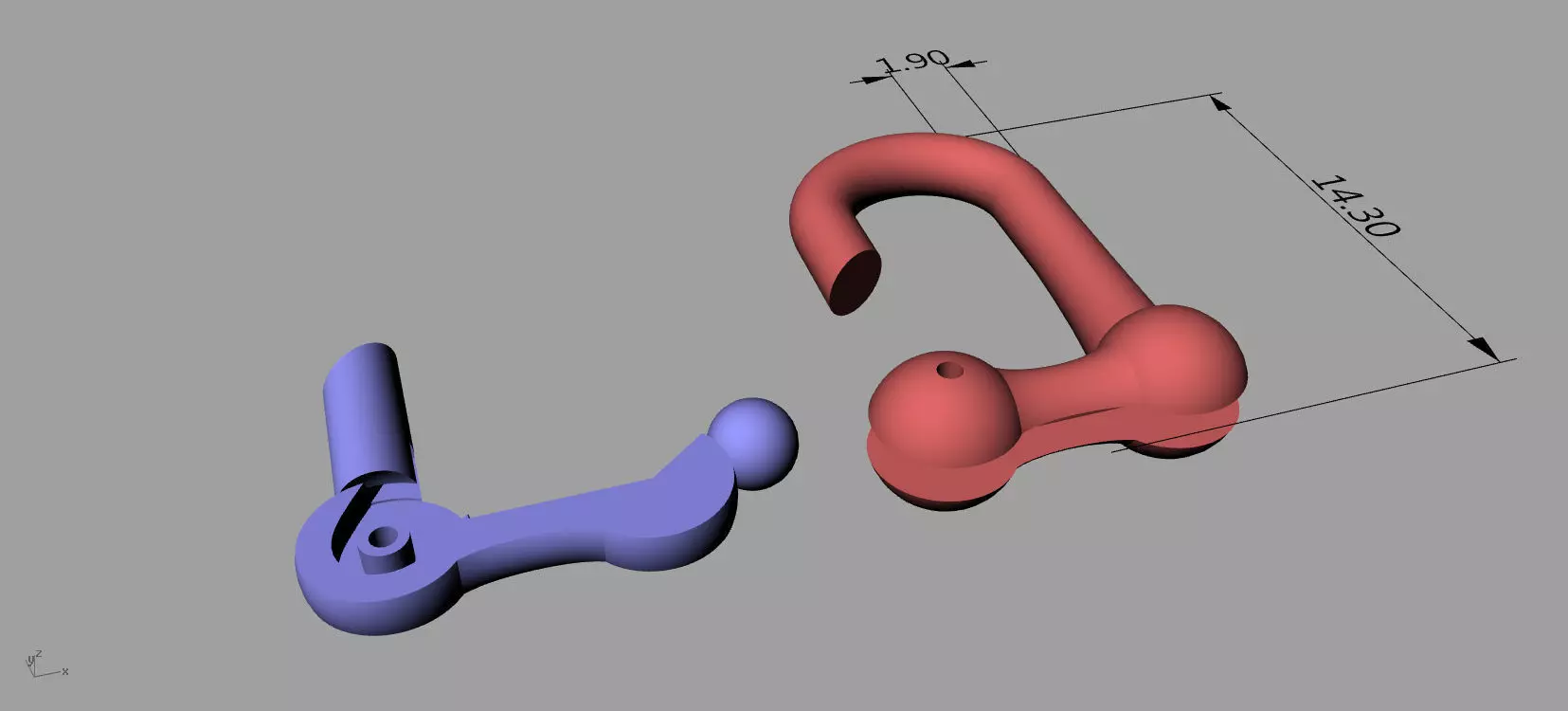 Tiffany Lock Bracelets Gold 3D print model_30