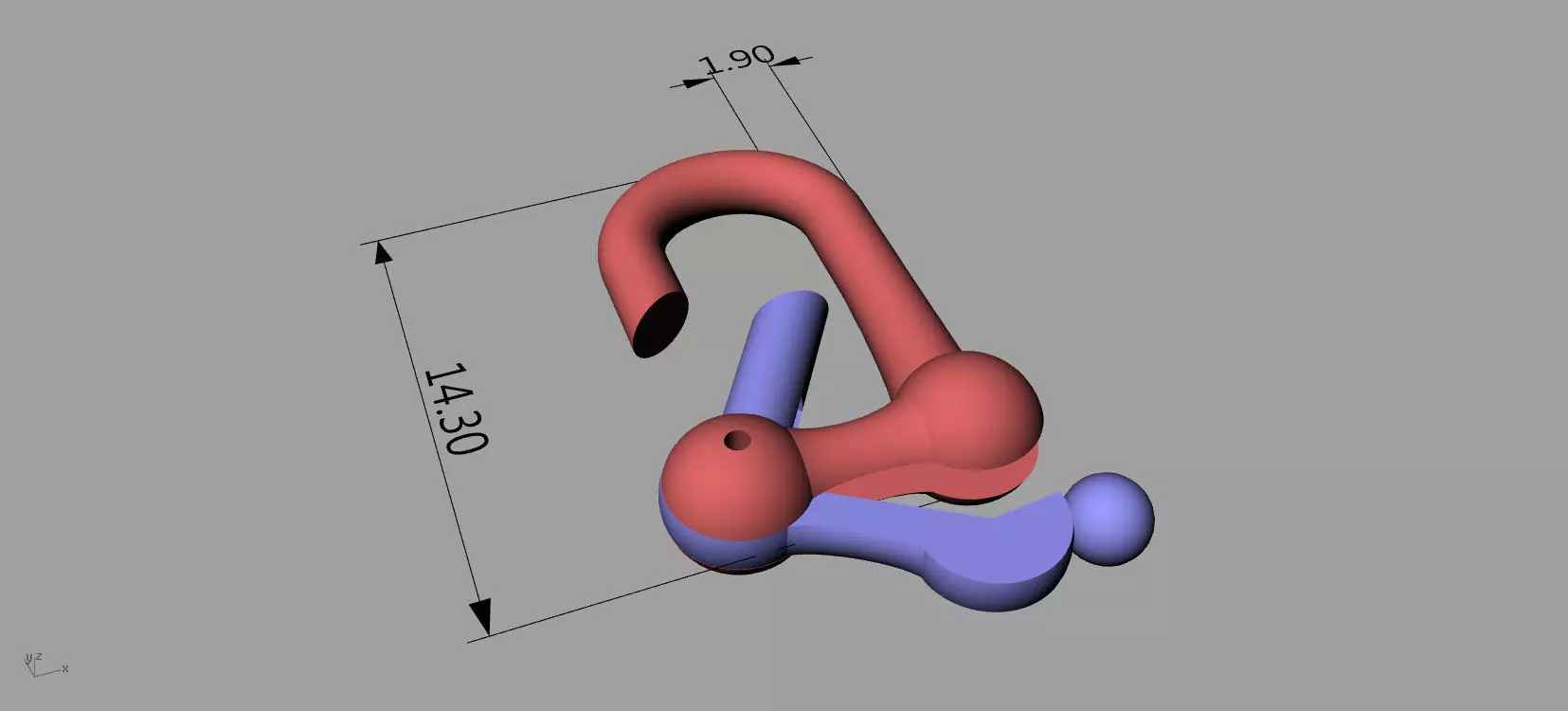 Tiffany Lock Bracelets Gold 3D print model_16