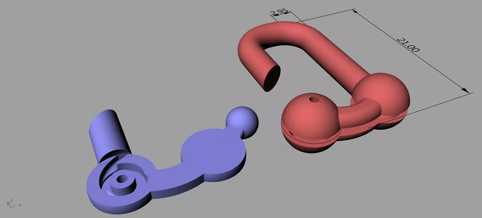 Tiffany Lock Bracelets Gold 3D print model_13