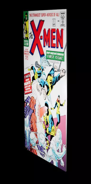 X-Men Comic Number 1 Low-poly 3D model_0