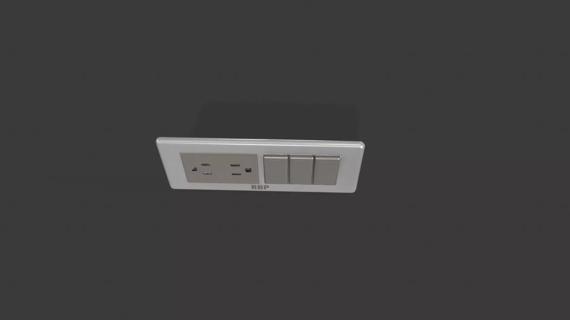 Switch Low-poly 3D model_5