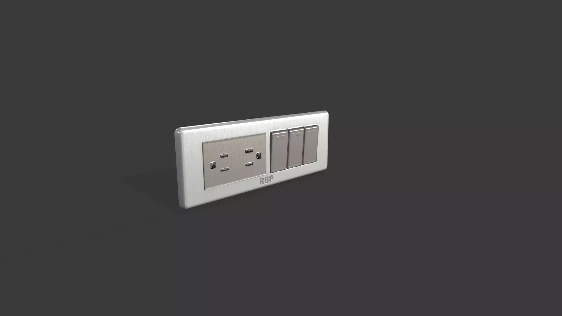 Switch Low-poly 3D model_4