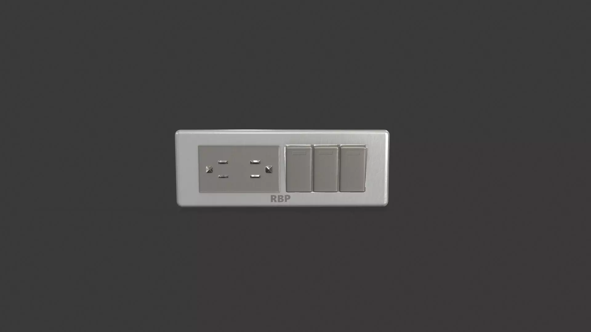 Switch Low-poly 3D model_2