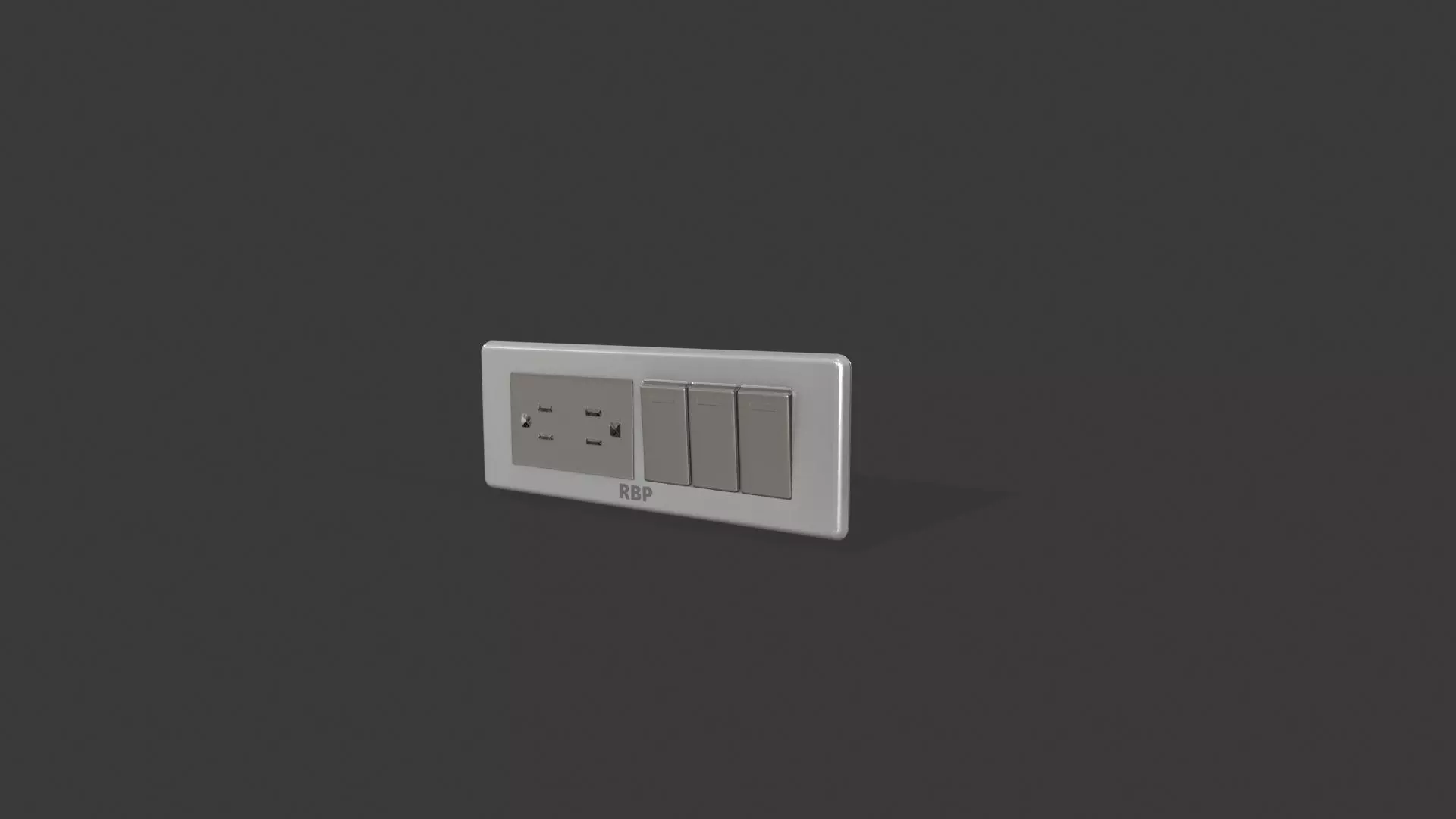 Switch Low-poly 3D model_3