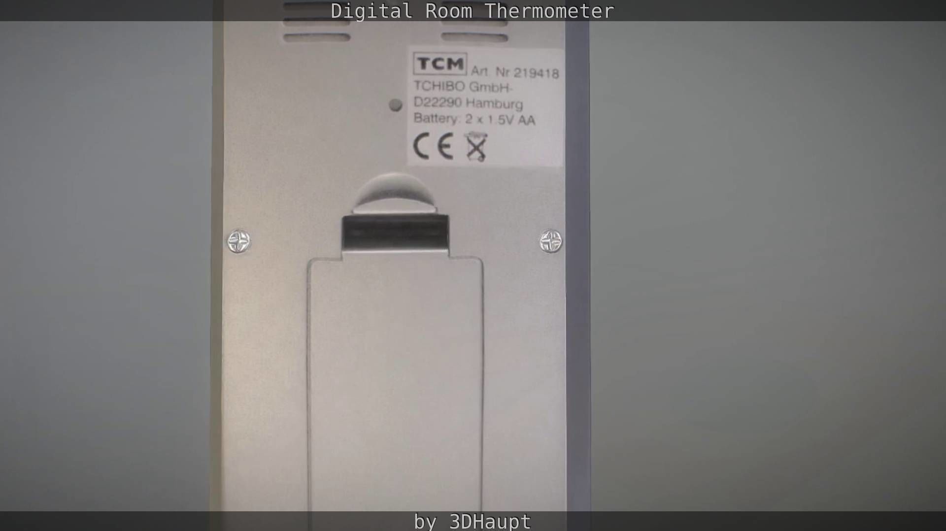 Digital room thermometer Low-poly 3D model_47