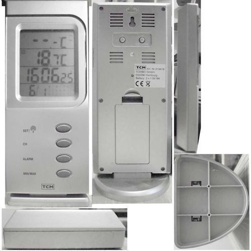 Digital room thermometer Low-poly 3D model_9