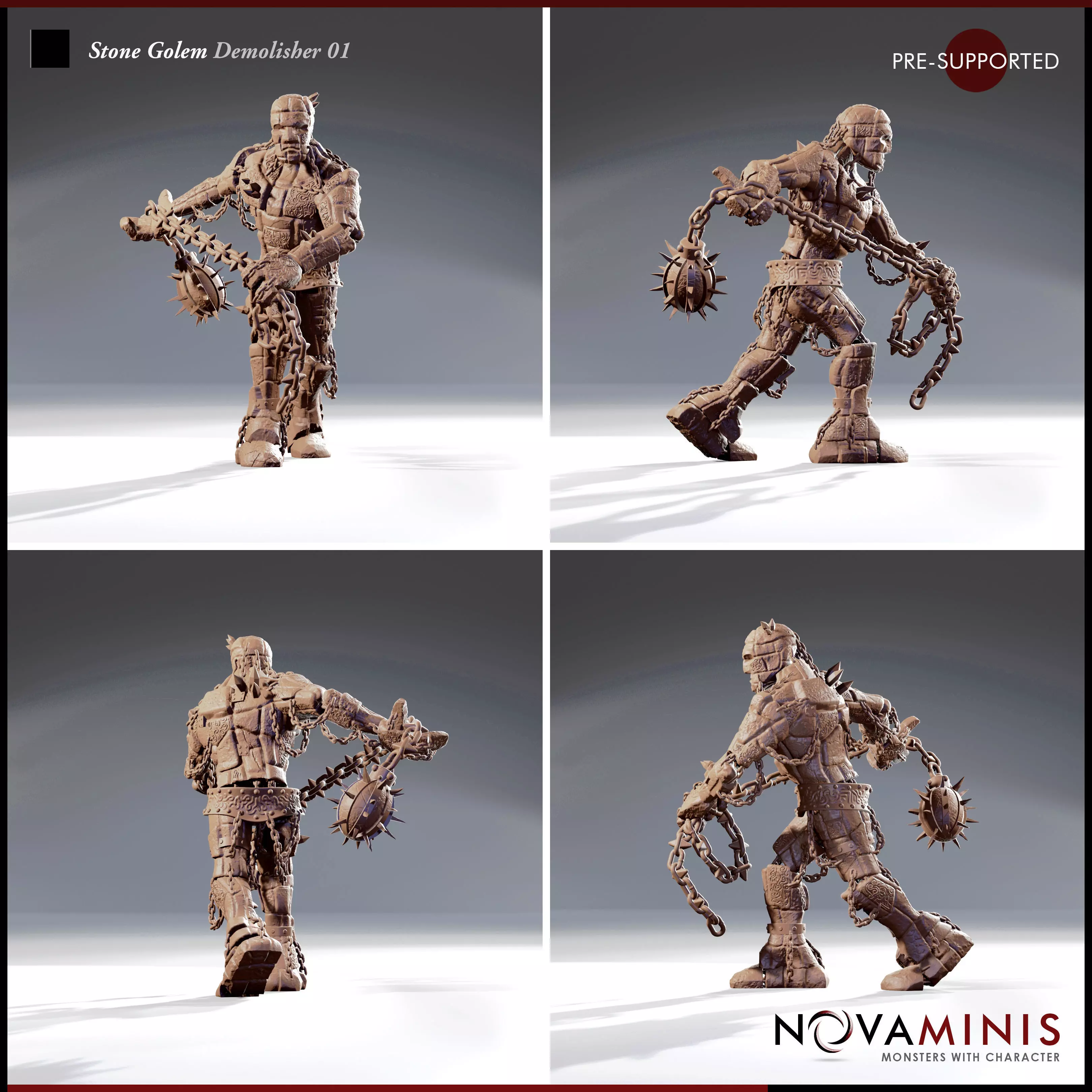 Stone Golem Demolisher 01 3D print model_1