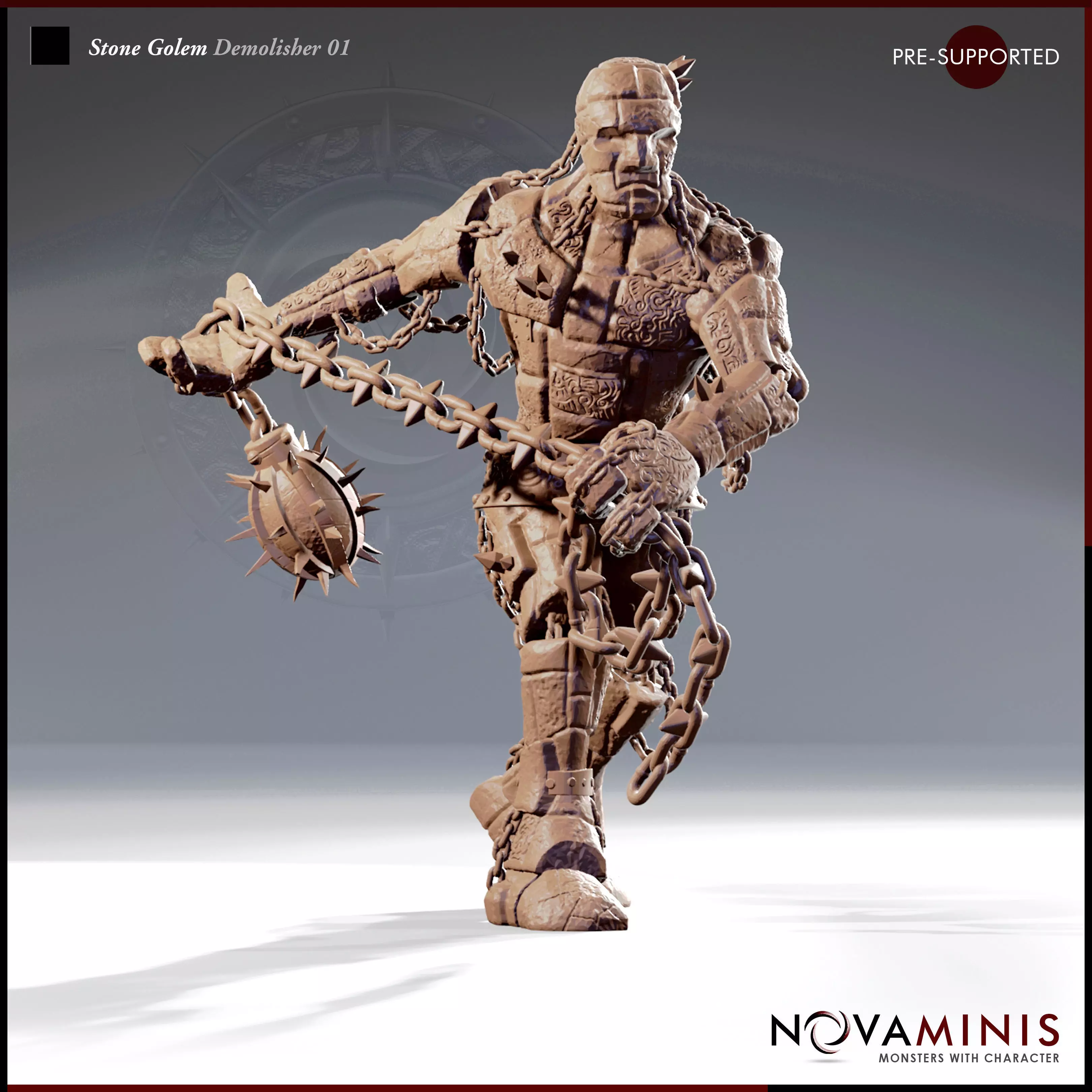 Stone Golem Demolisher 01 3D print model_0
