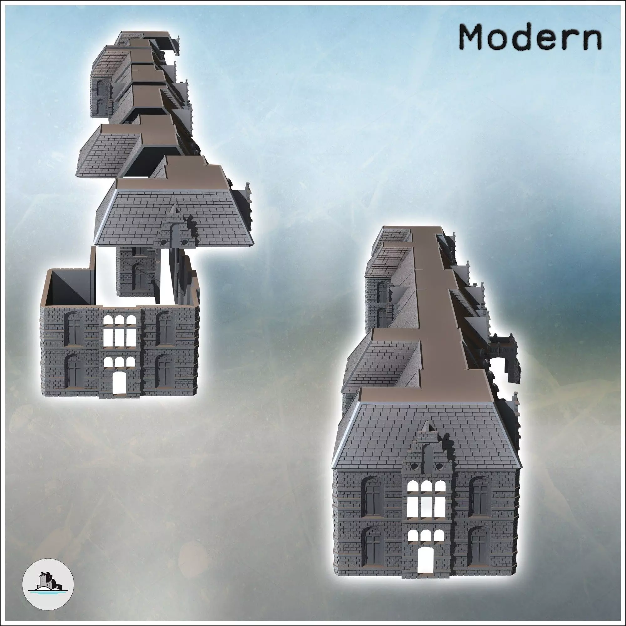 St Elizabeths Hospital Arnhem The Netherlands - World War Two Se 3D print model_3