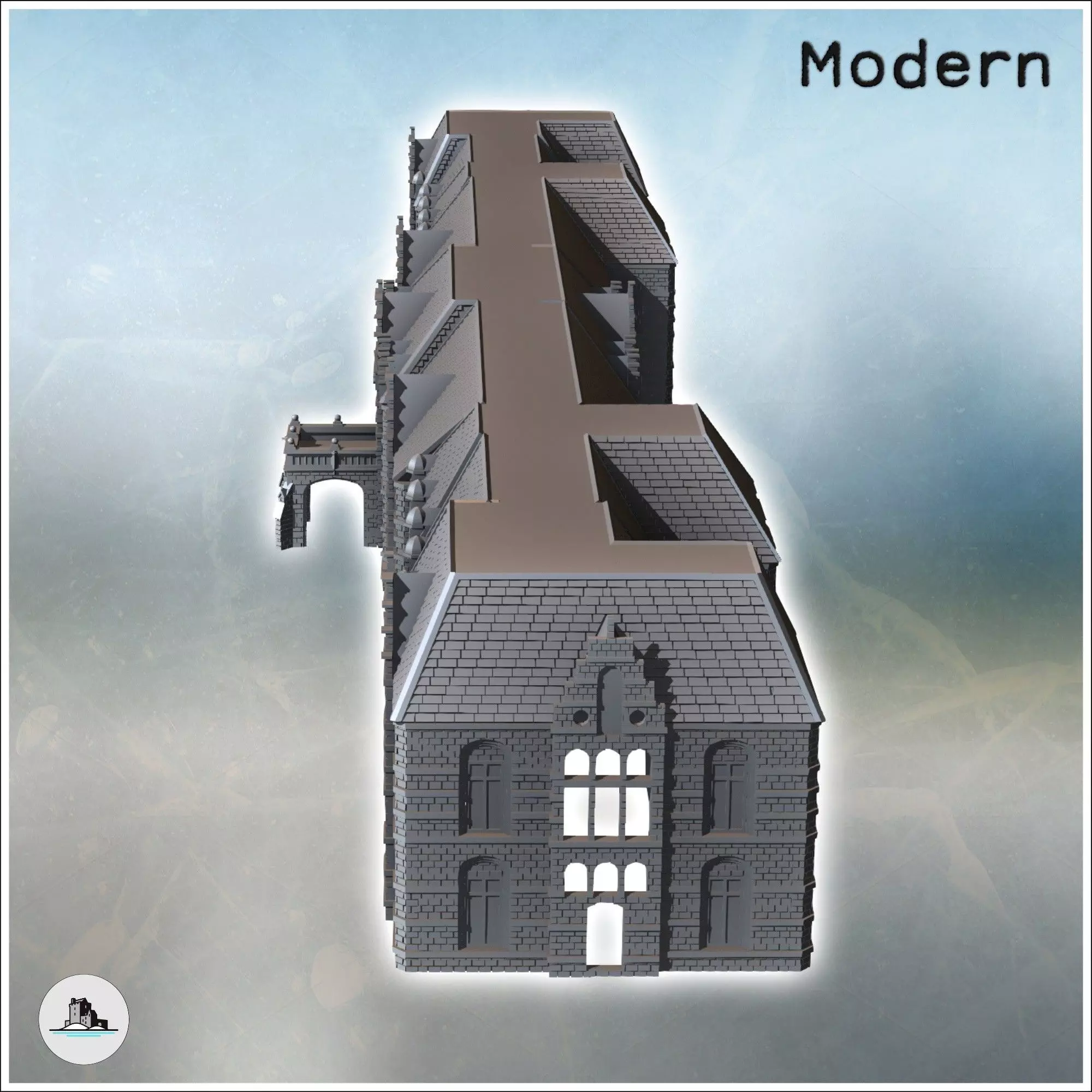 St Elizabeths Hospital Arnhem The Netherlands - World War Two Se 3D print model_5