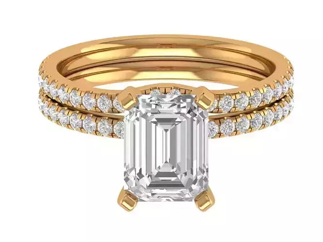 Emerald Engagement Ring