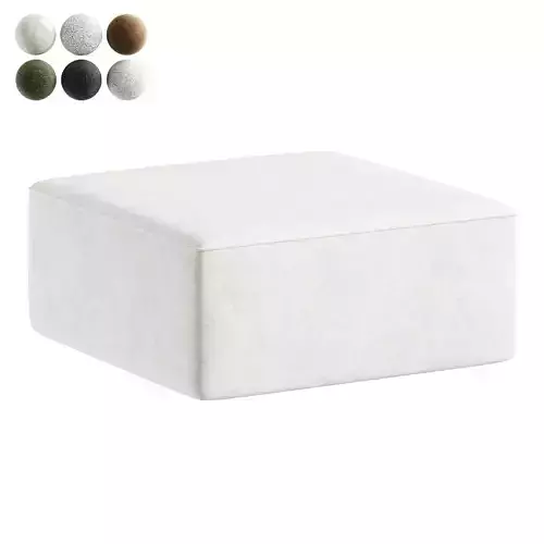 pouf white