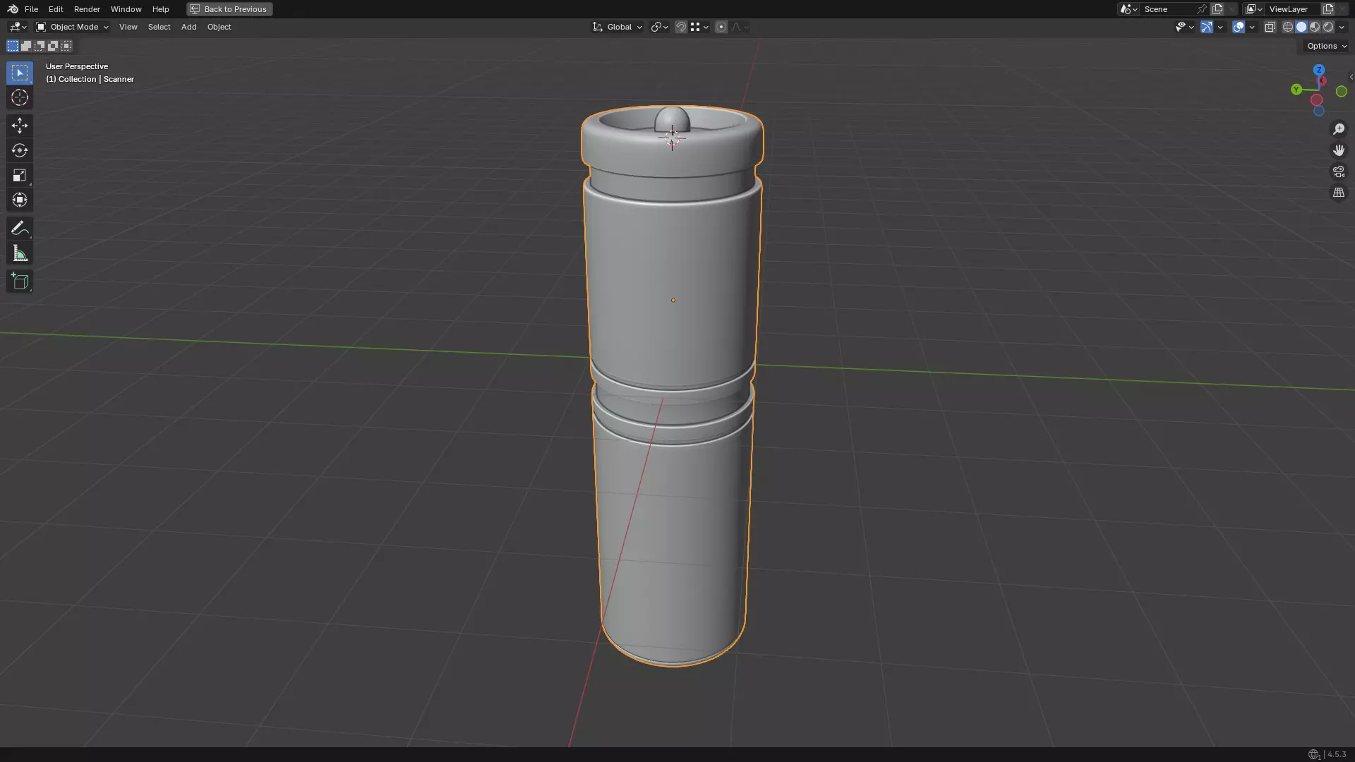 Star Trek Voyager Hero MK X Medical Tricorder Scanner PBR 3D model_15