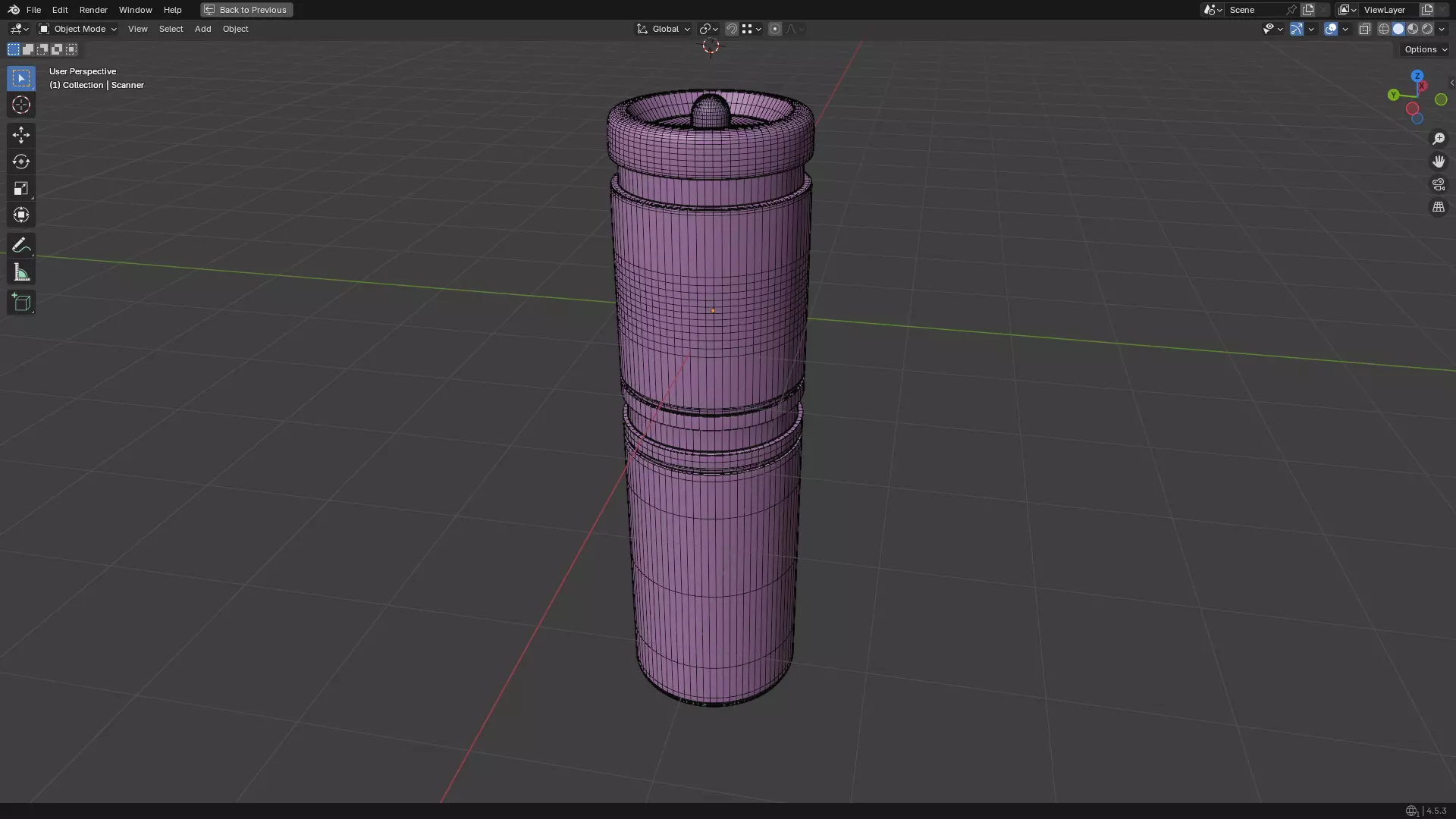 Star Trek Voyager Hero MK X Medical Tricorder Scanner PBR 3D model_44