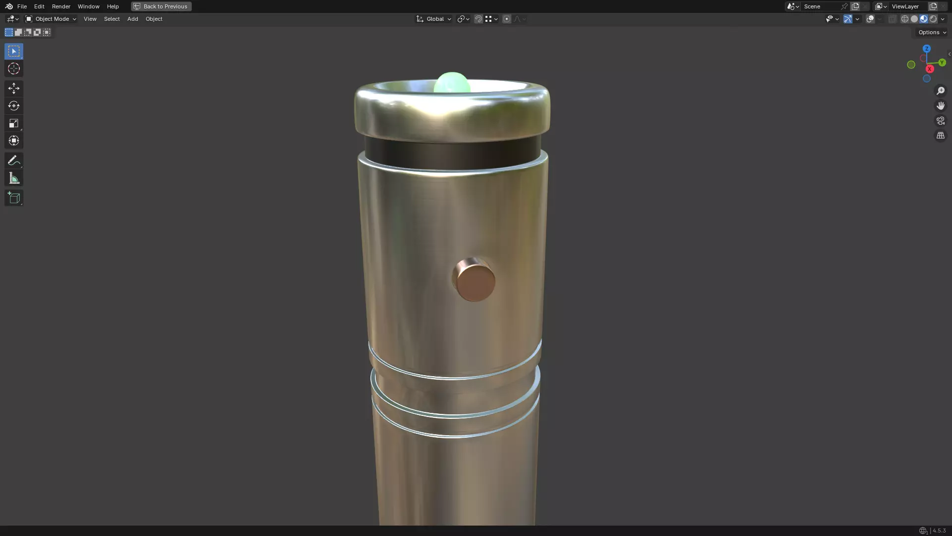 Star Trek Voyager Hero MK X Medical Tricorder Scanner PBR 3D model_13
