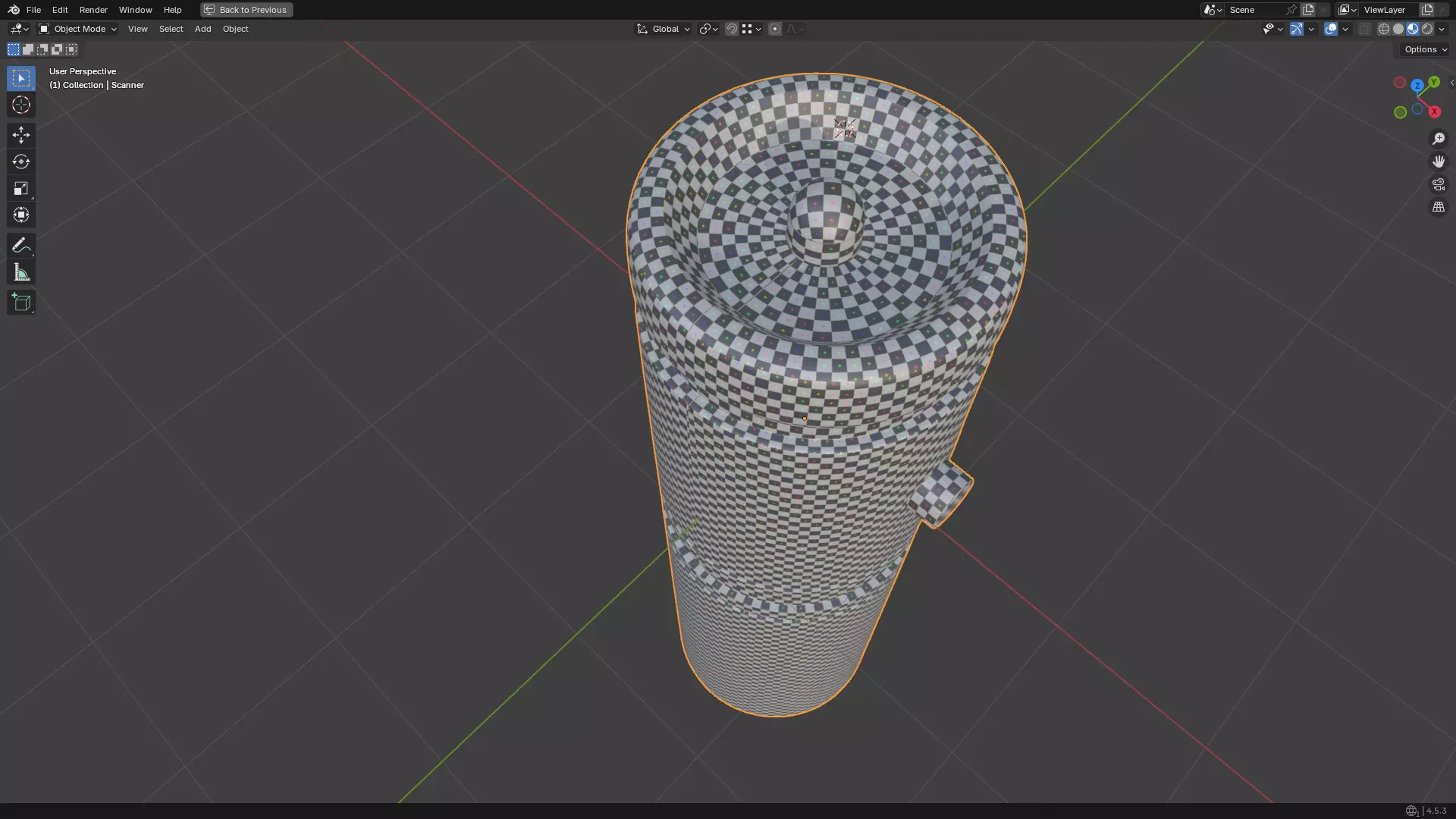 Star Trek Voyager Hero MK X Medical Tricorder Scanner PBR 3D model_56