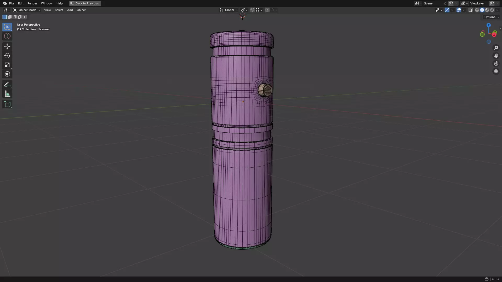 Star Trek Voyager Hero MK X Medical Tricorder Scanner PBR 3D model_43