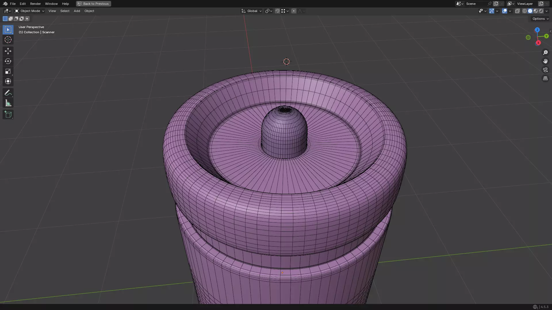 Star Trek Voyager Hero MK X Medical Tricorder Scanner PBR 3D model_49