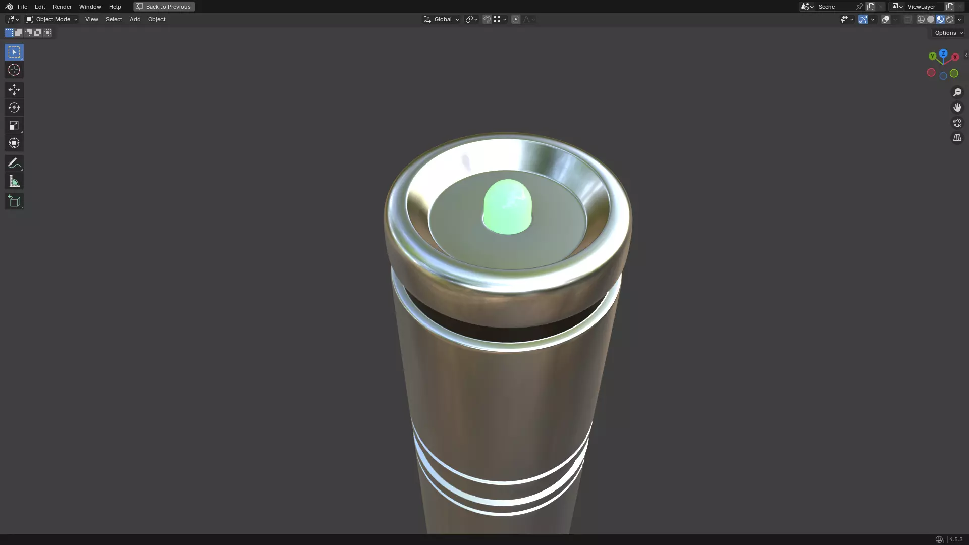 Star Trek Voyager Hero MK X Medical Tricorder Scanner PBR 3D model_8
