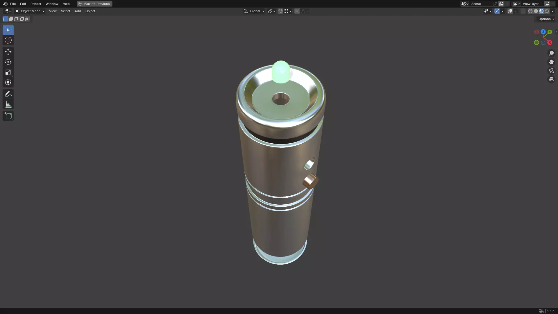 Star Trek Voyager Hero MK X Medical Tricorder Scanner PBR 3D model_41