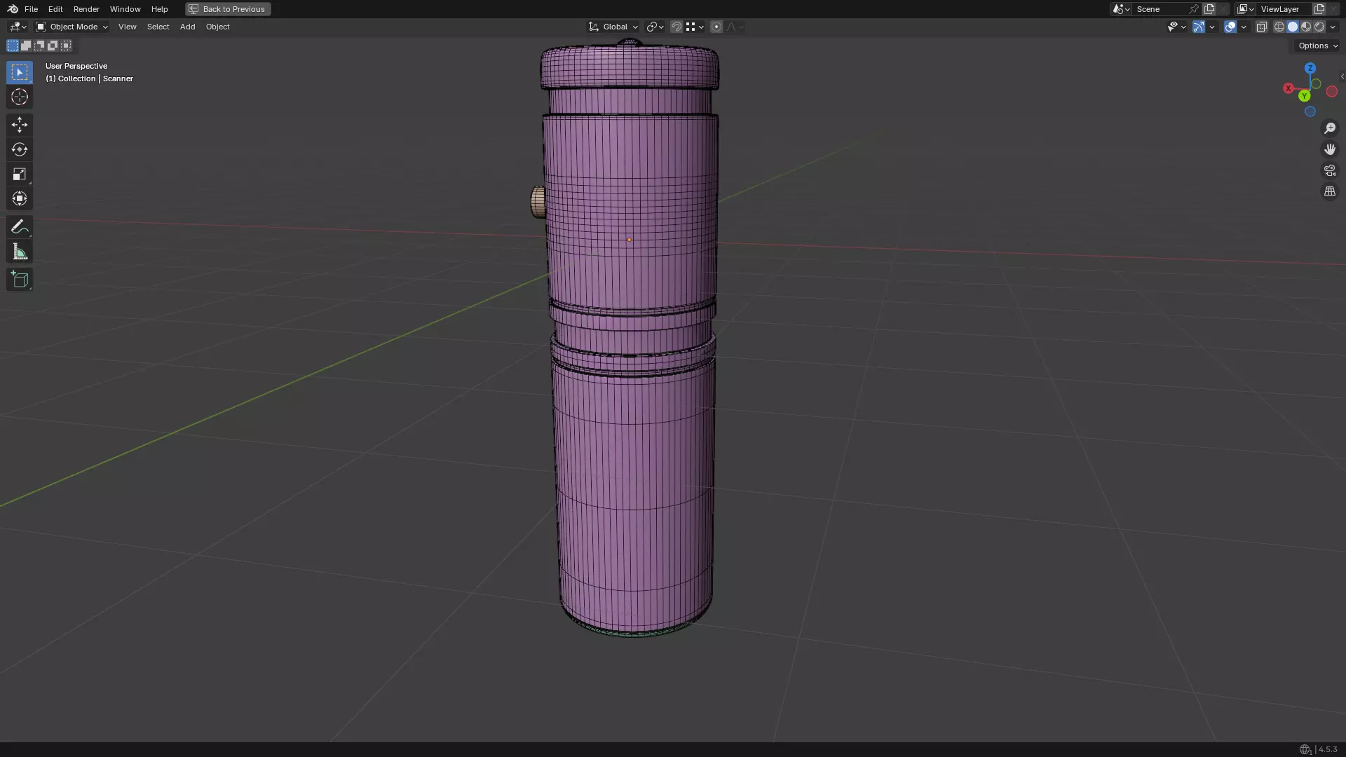 Star Trek Voyager Hero MK X Medical Tricorder Scanner PBR 3D model_42