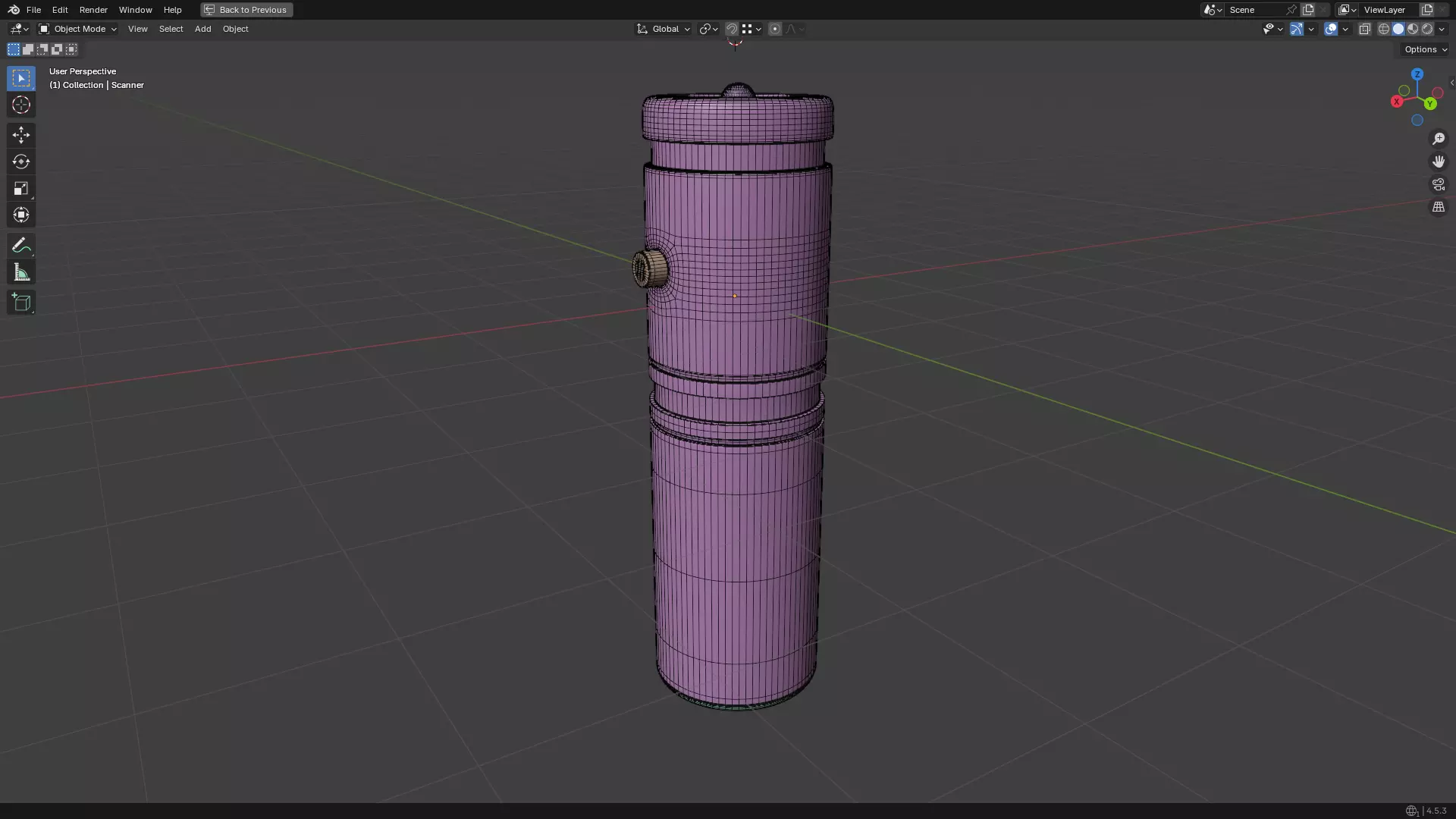 Star Trek Voyager Hero MK X Medical Tricorder Scanner PBR 3D model_45