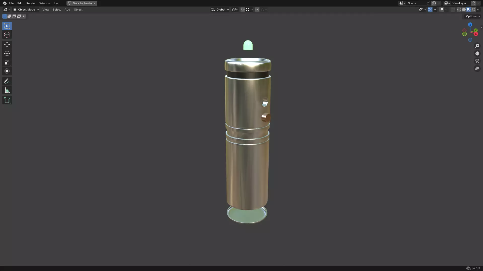 Star Trek Voyager Hero MK X Medical Tricorder Scanner PBR 3D model_39