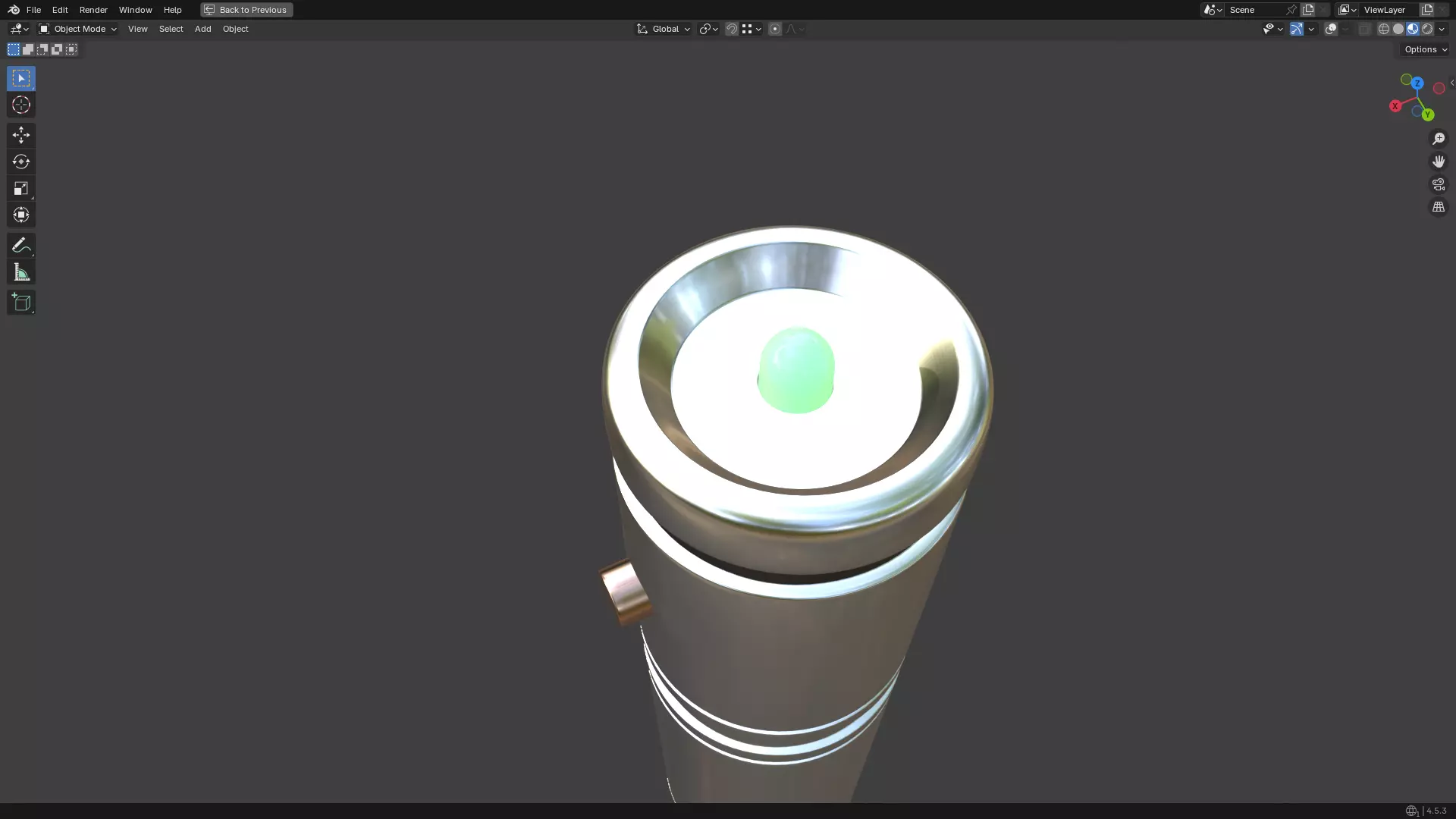 Star Trek Voyager Hero MK X Medical Tricorder Scanner PBR 3D model_9