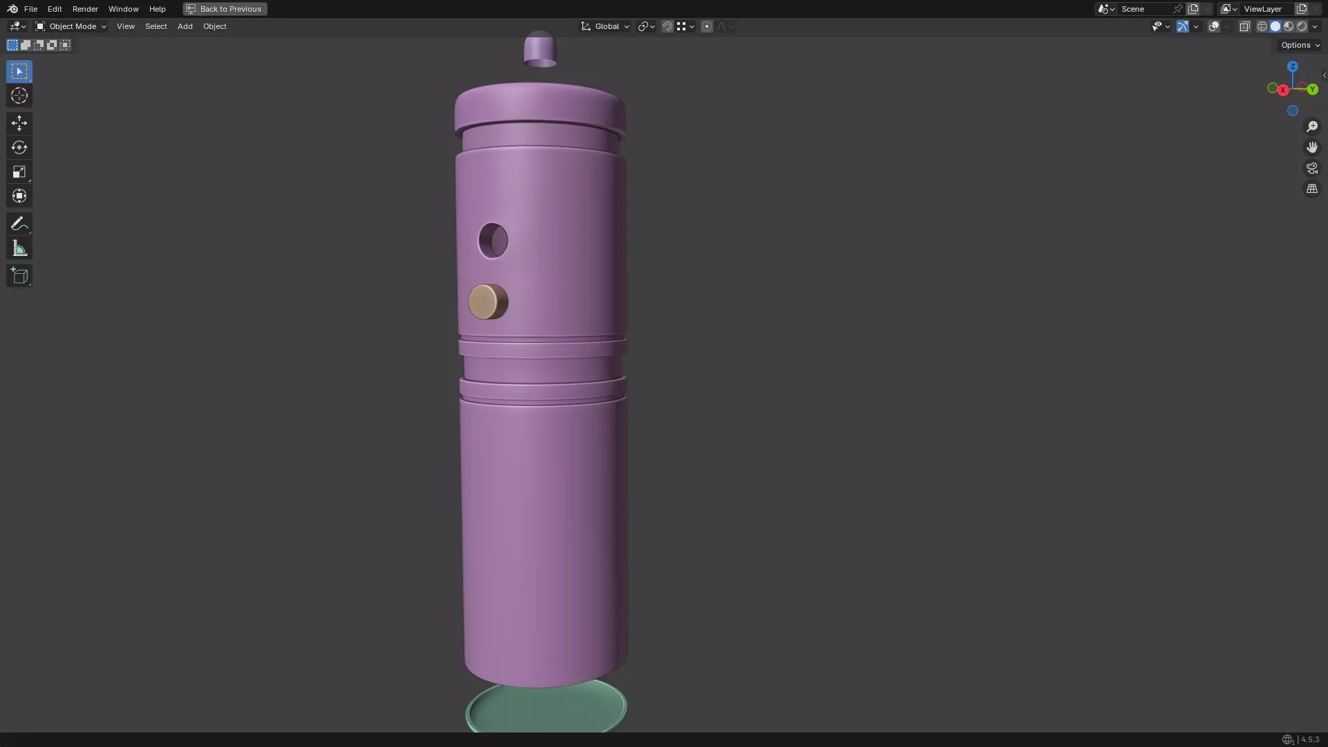 Star Trek Voyager Hero MK X Medical Tricorder Scanner PBR 3D model_35