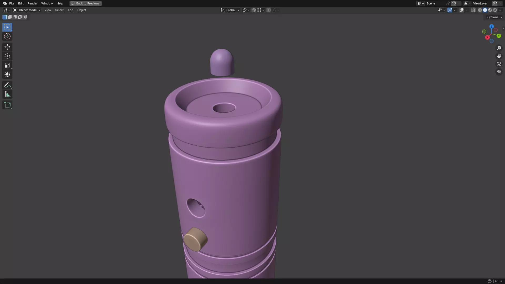 Star Trek Voyager Hero MK X Medical Tricorder Scanner PBR 3D model_37