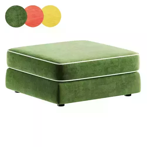 green pouf