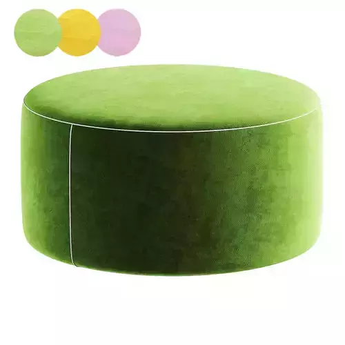 green pouf