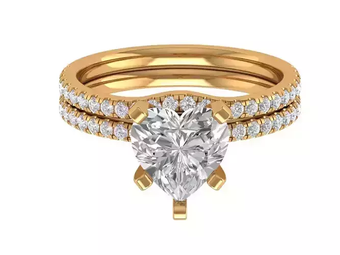Heart Engagement Ring