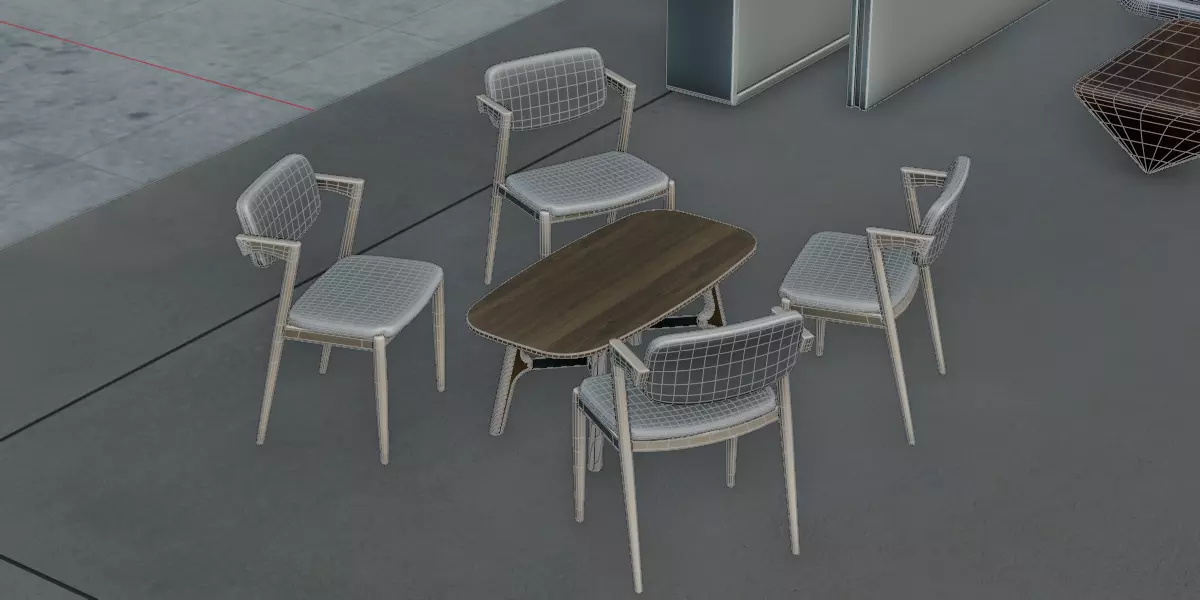 Futuristic Exhibition Booth Design Modern Minimal Setup 3D model_11