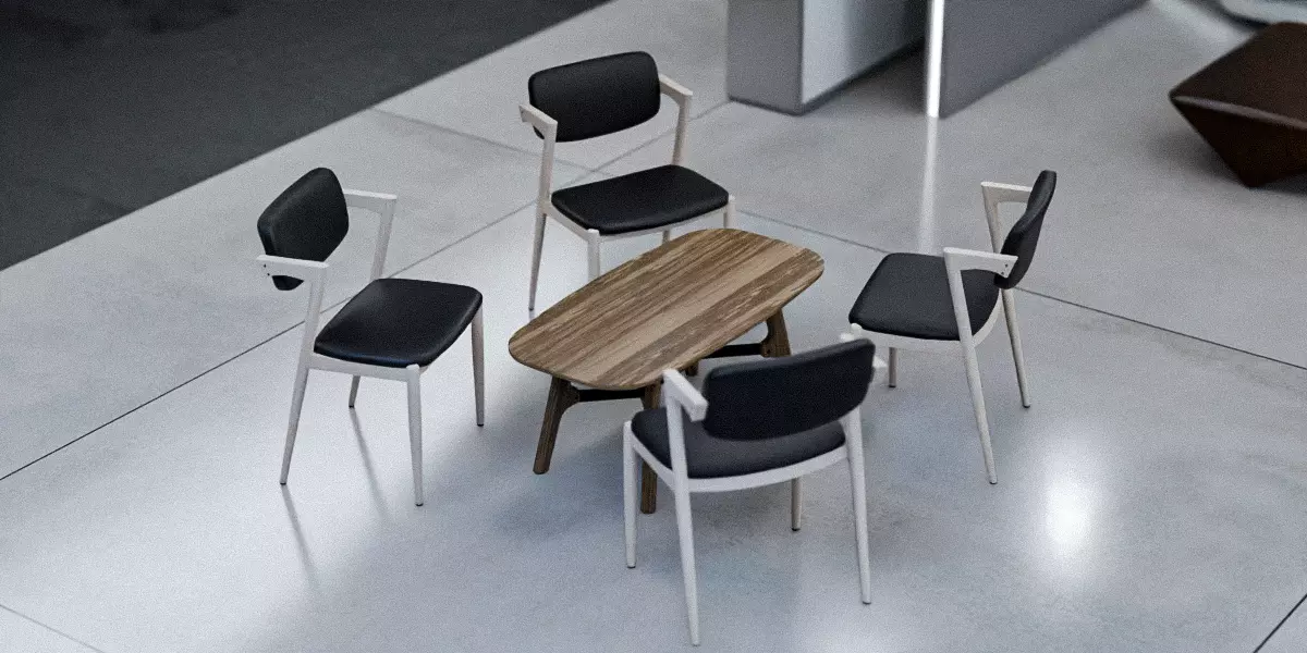 Futuristic Exhibition Booth Design Modern Minimal Setup 3D model_3