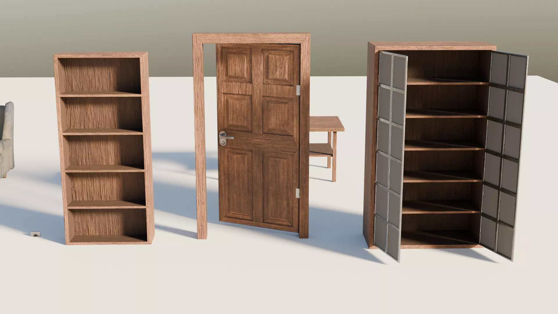 Props pack - mid-poly low-poly game-ready models Low-poly 3D model_2