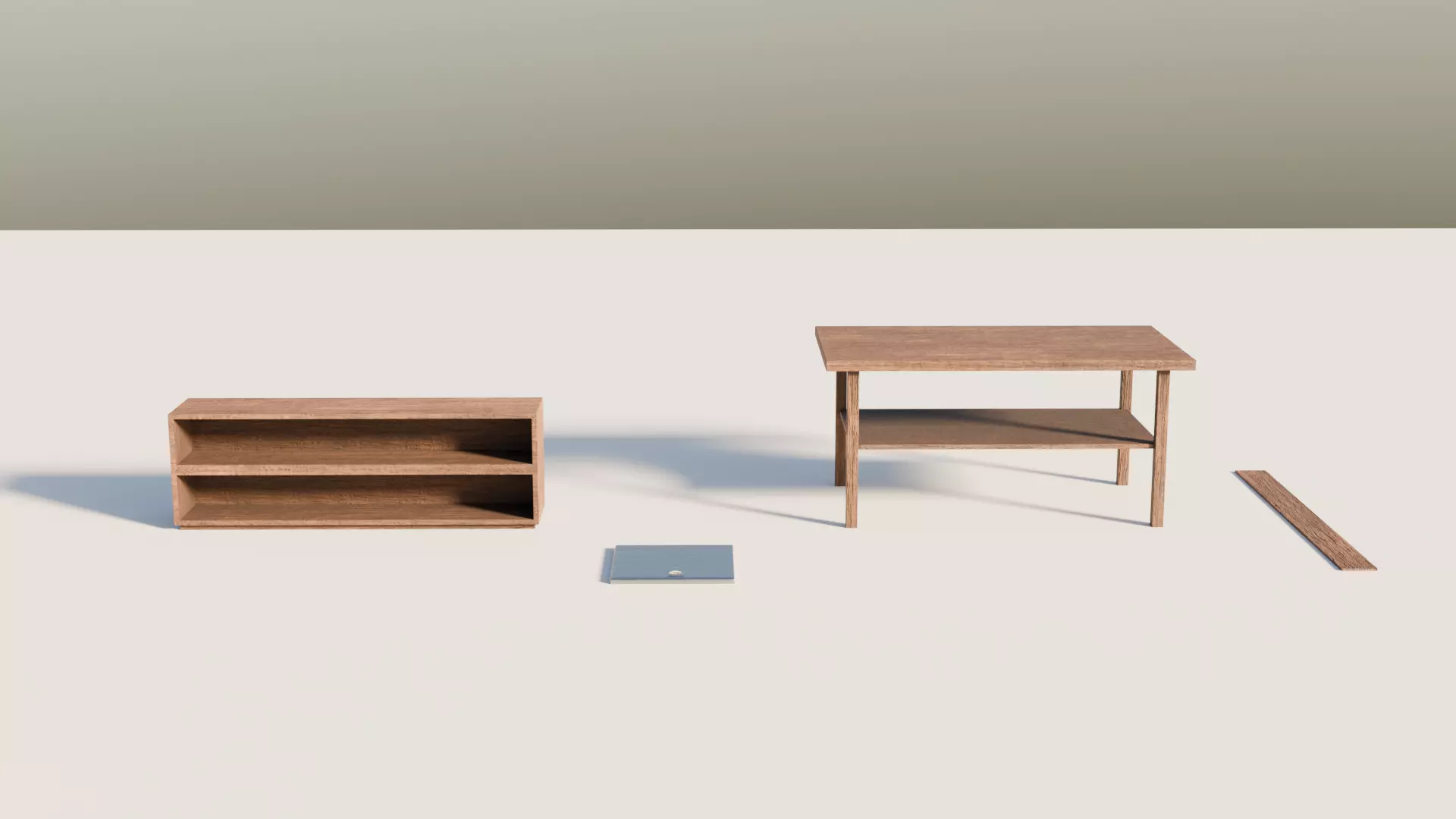 Props pack - mid-poly low-poly game-ready models Low-poly 3D model_4