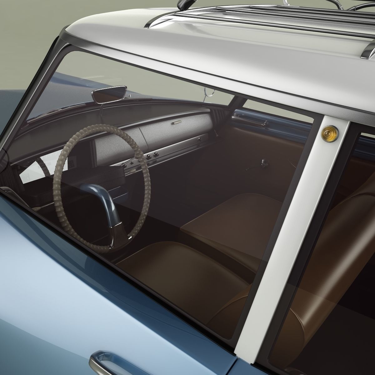 Citroen DS 19 Break 3D model_8