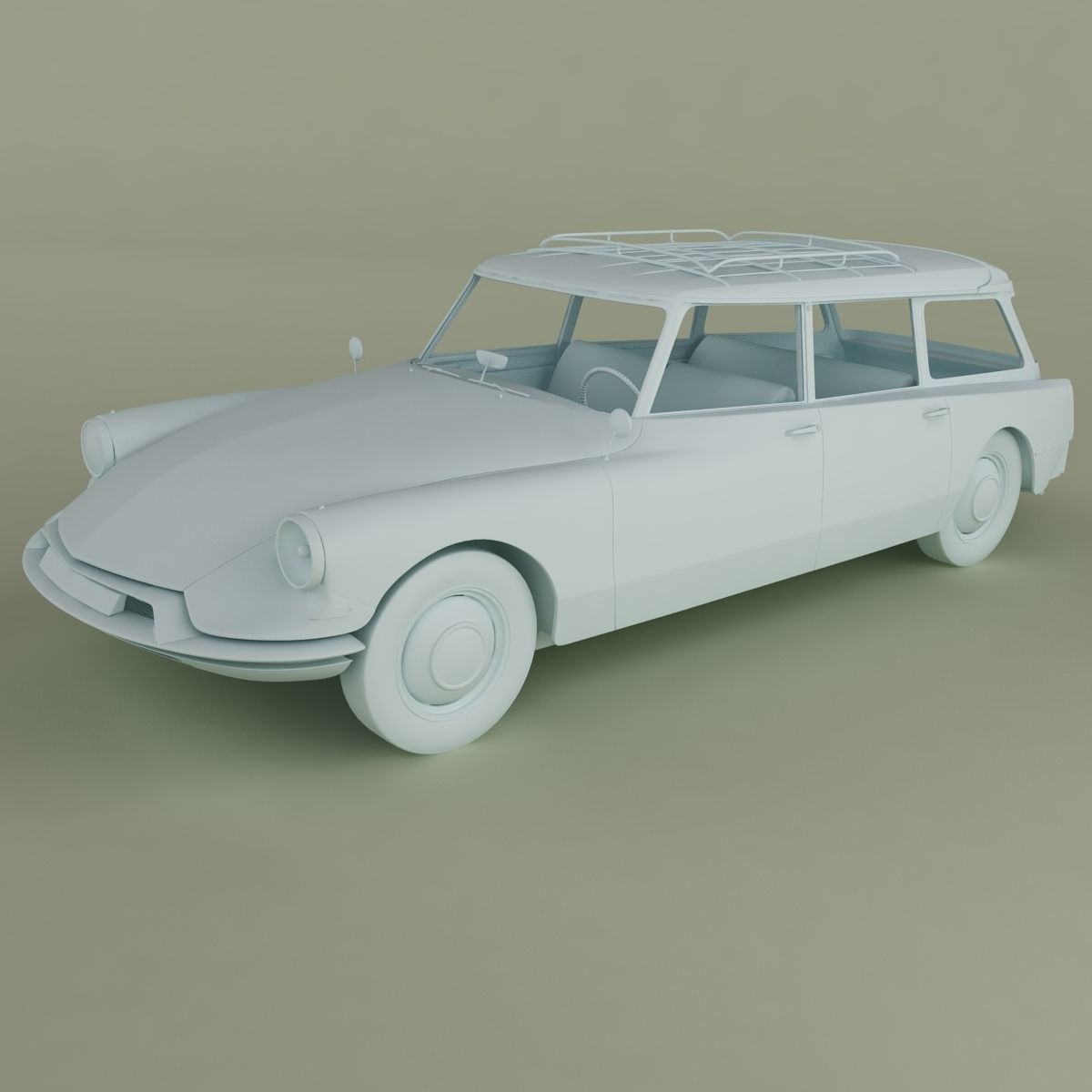 Citroen DS 19 Break 3D model_11