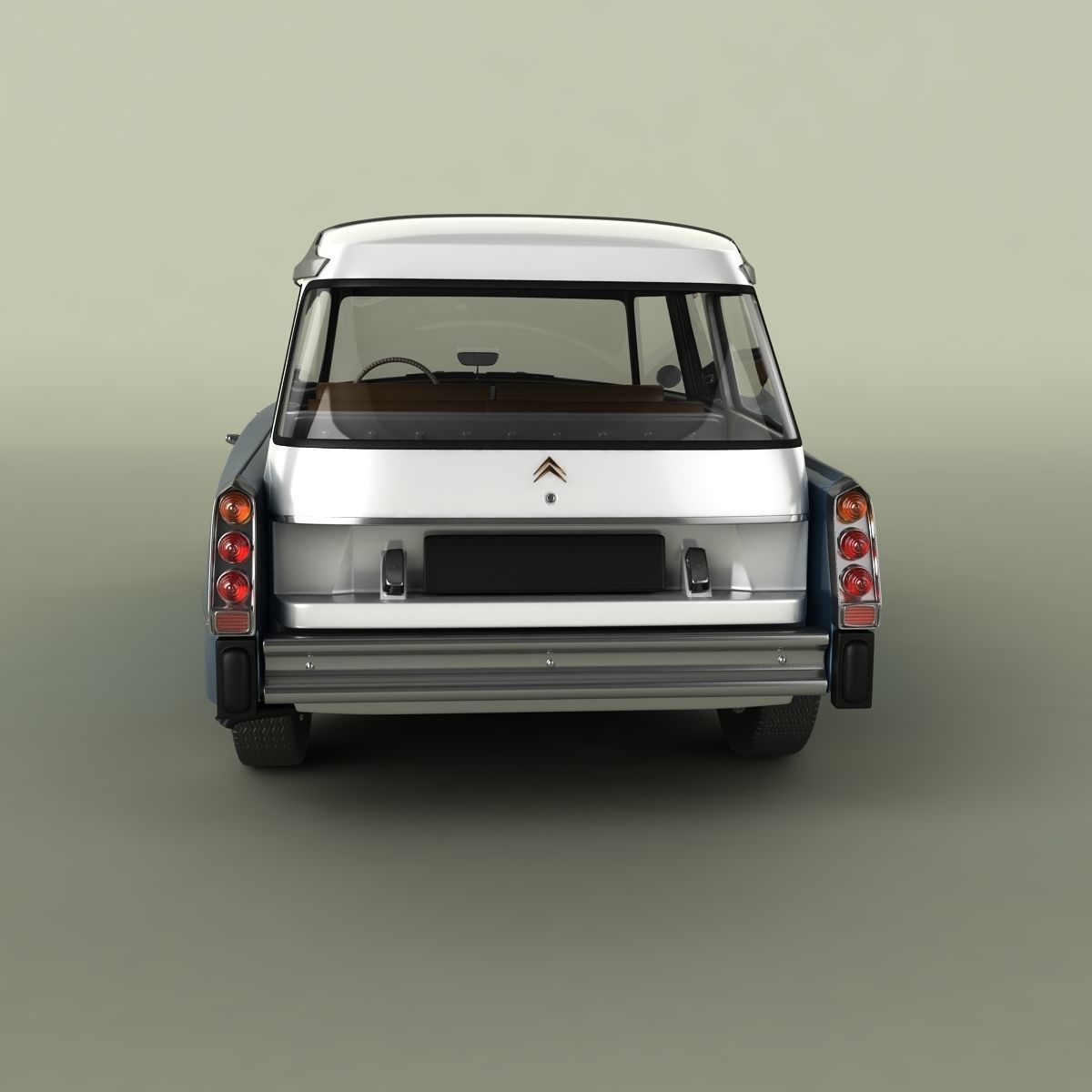 Citroen DS 19 Break 3D model_3