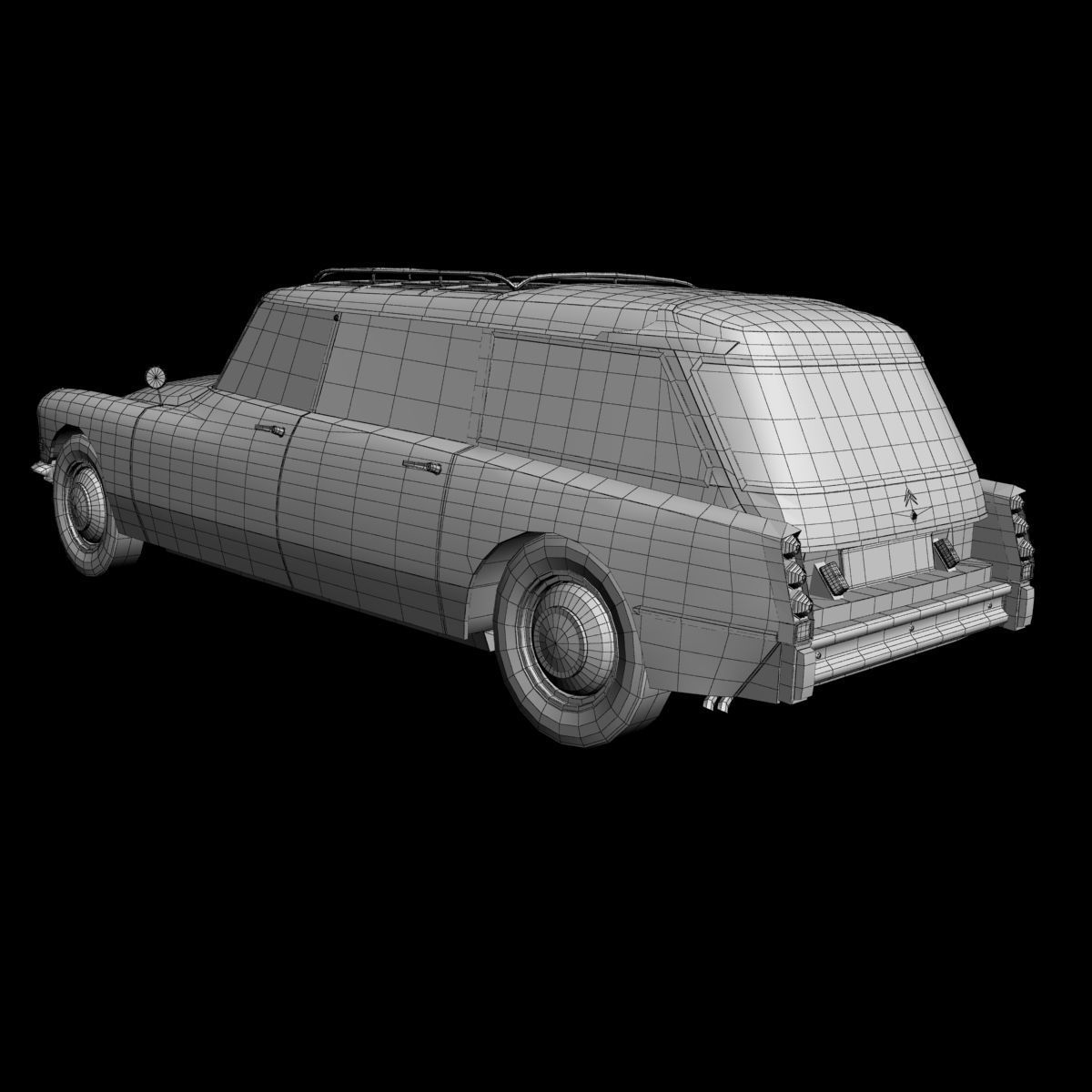 Citroen DS 19 Break 3D model_16
