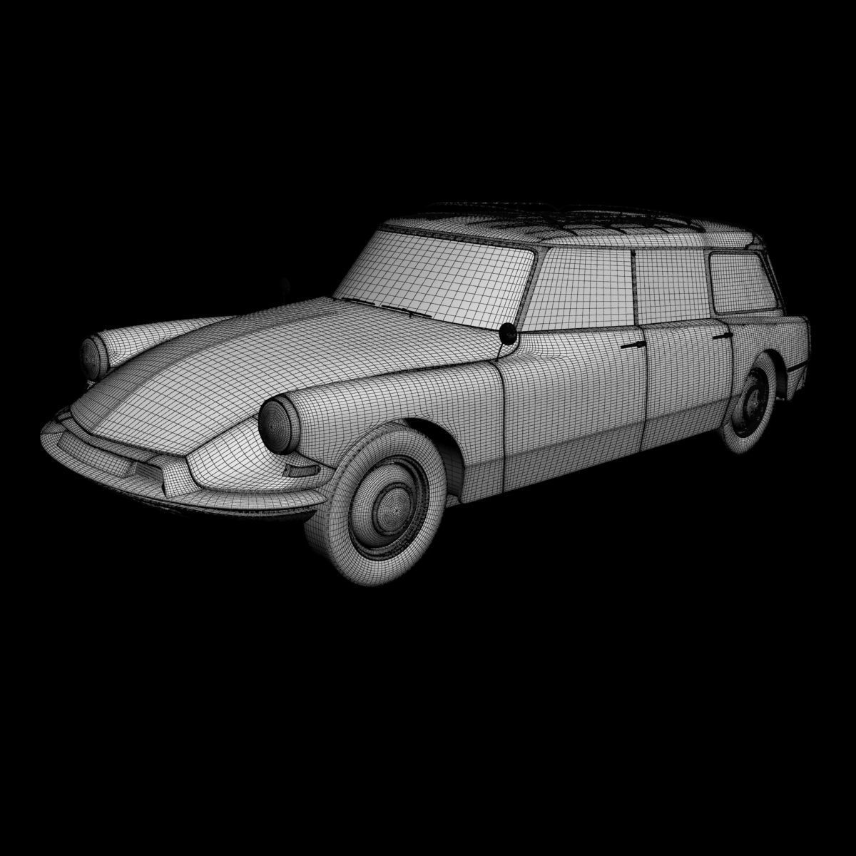 Citroen DS 19 Break 3D model_15